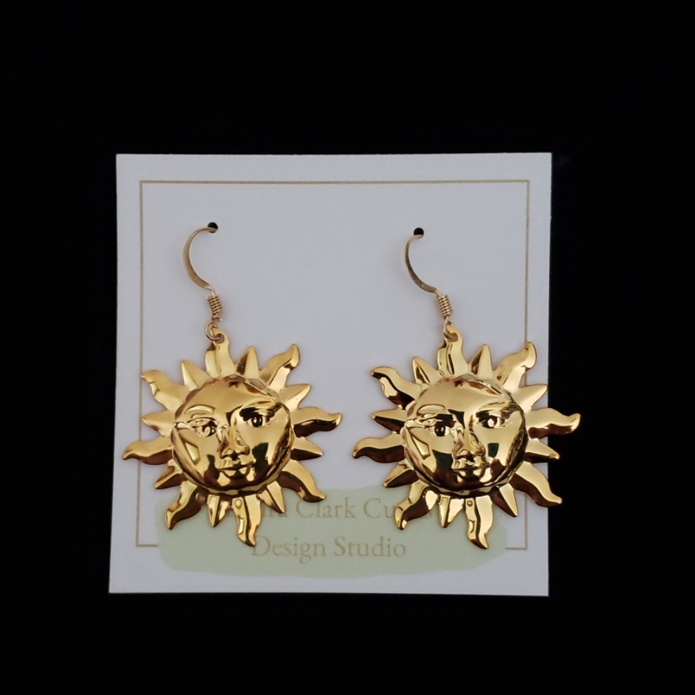 Vintage Anne Klein Sun Earrings